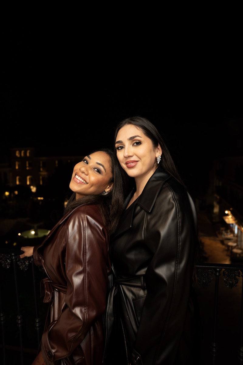 Jamie-Lee and Yegi, founders of SocialSyncFlow