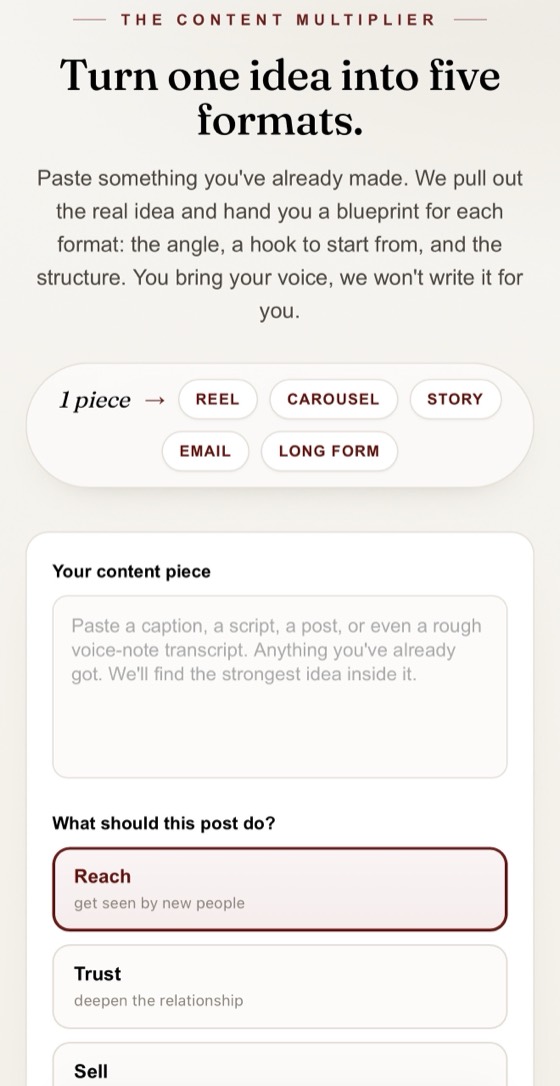 Content Multiplier
